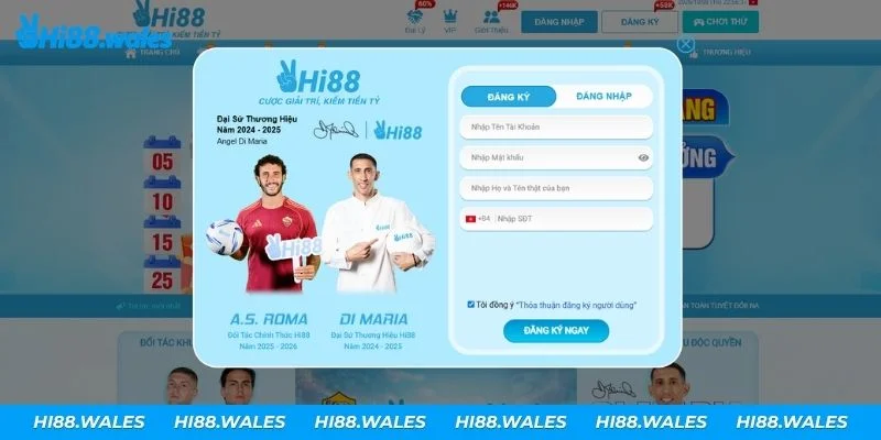 Đăng ký Hi88 nhanh chóng chỉ trong ba bước