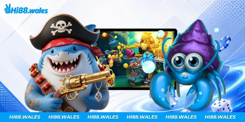 Jackpot Fishing - Săn Boss Biển Sâu Và Jackpot 888x Những đàn cá nhiều màu là đặc trưng trong jackpot fishing